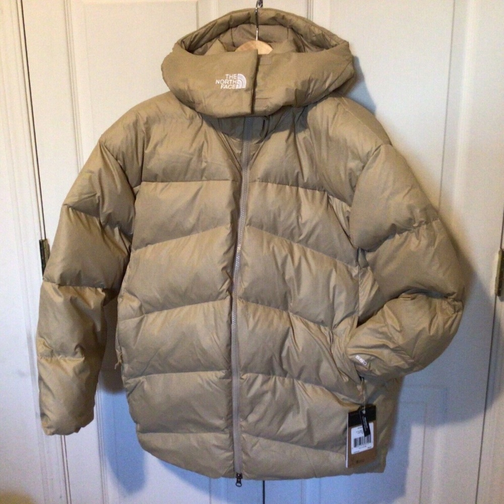 NWT The North Face Women’s Palomar Down Parka Coat Jacket Relaxed fit Khaki M BE - Picture 1 of 16